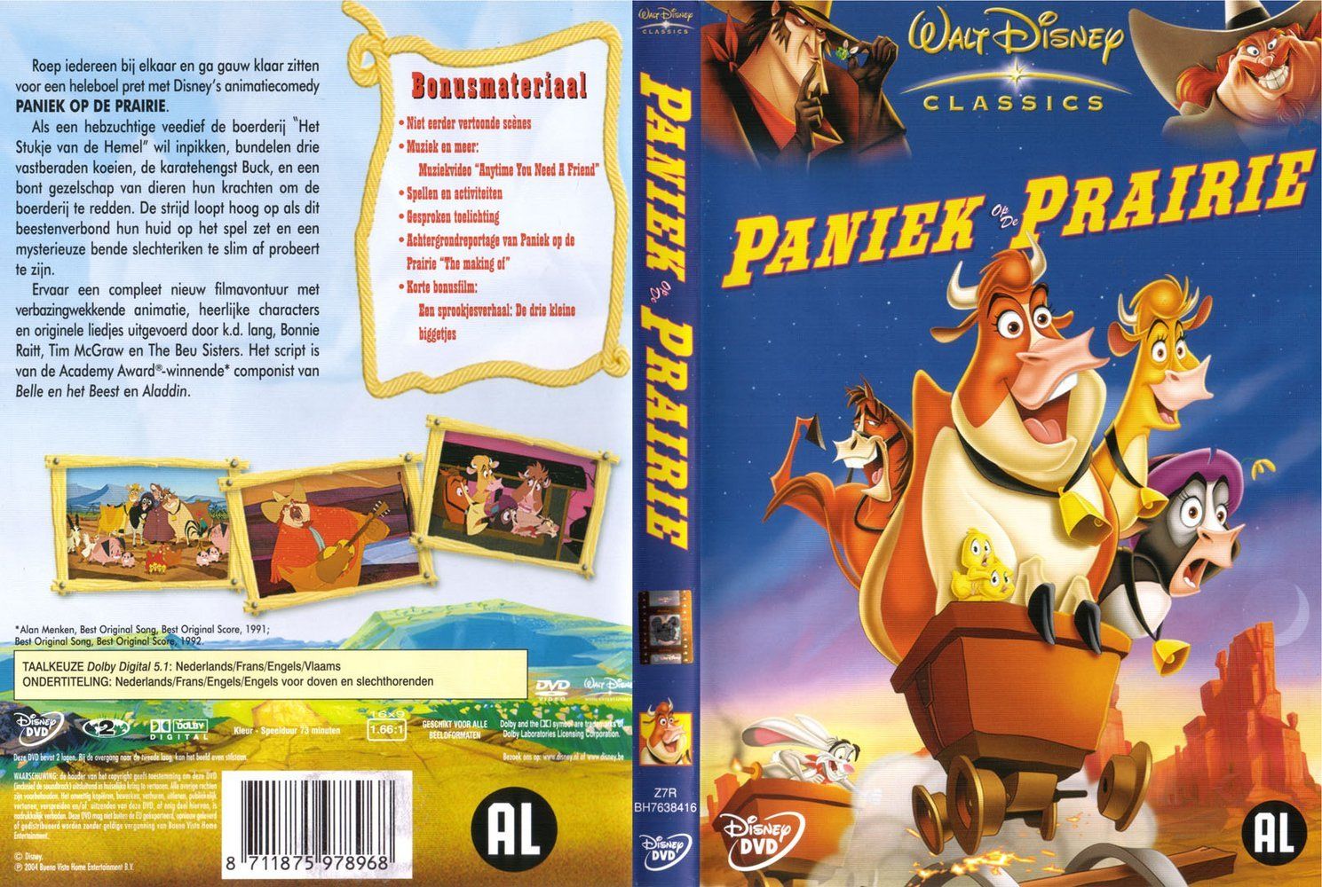 Paniek Op De Prairie DVD NL