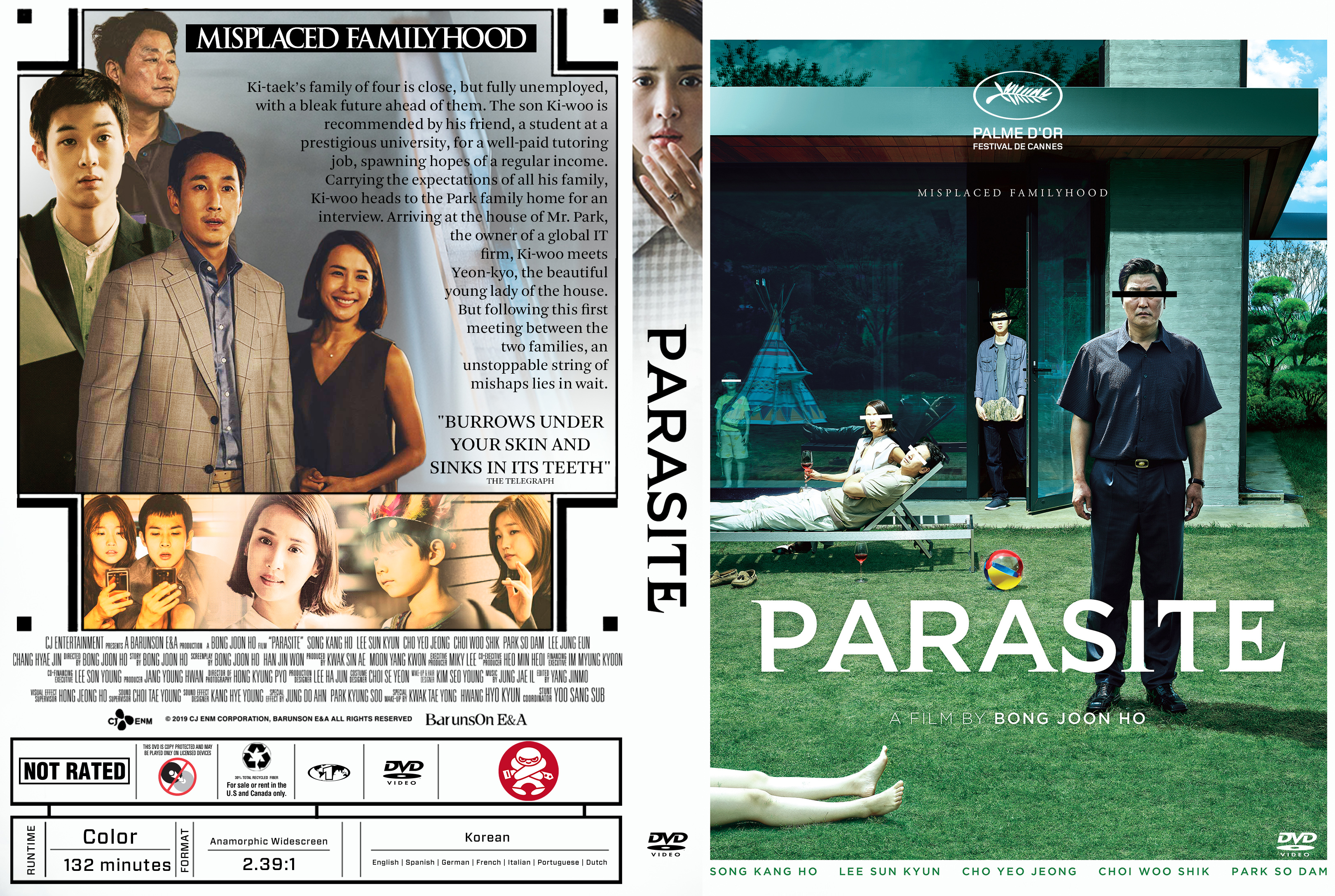 Parasite (2019) : Front.