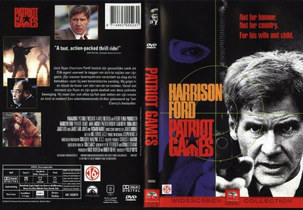 Patriot Games DVD NL DVD Covers Cover Century Over Patriot Games DVD NL DVD Covers Cover Century Over