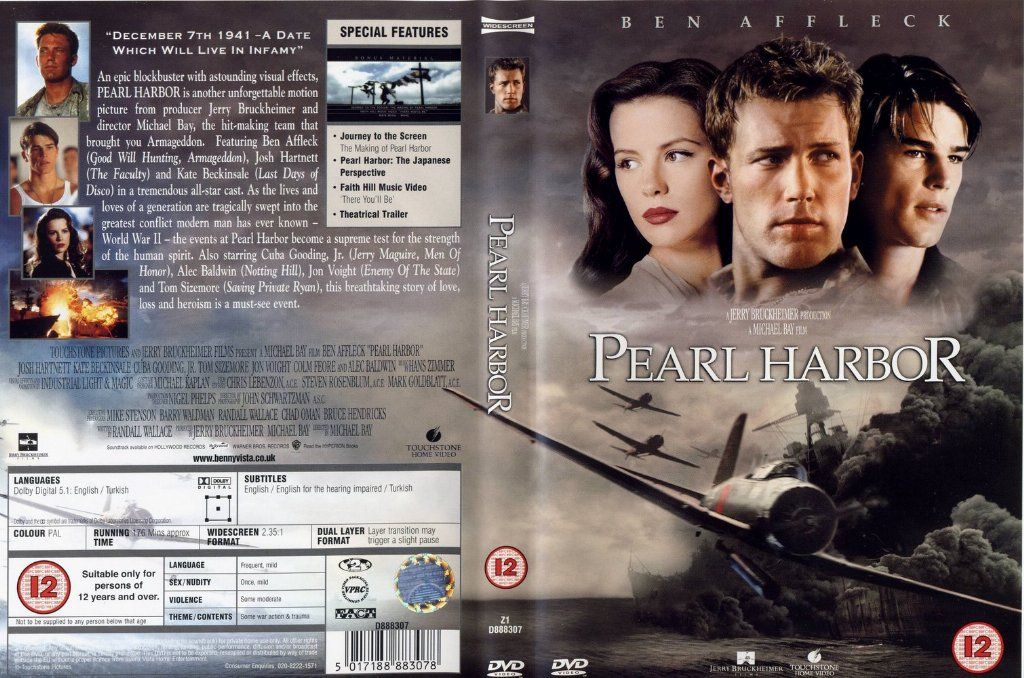 Pearl Harbor DVD US