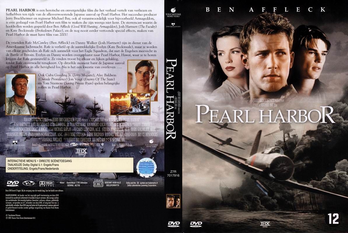 Pearl Harbor Dutch FRONT MISC DVD