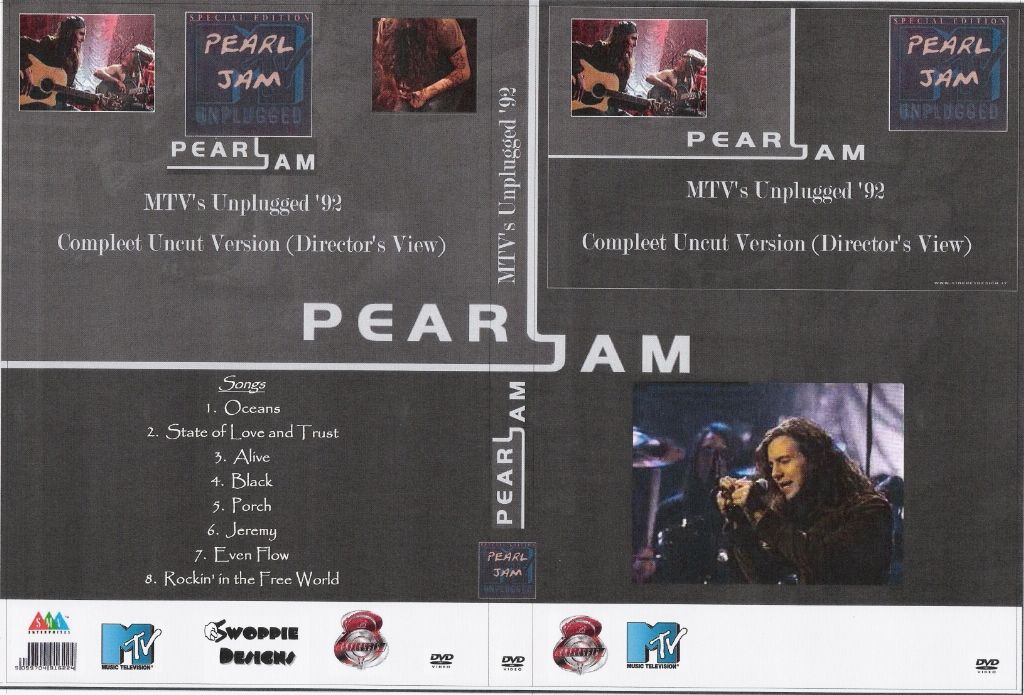 kosten medeleerling exotisch Pearl Jam Mtv Unplugged 92 DVD US | DVD Covers | Cover Century | Over  1.000.000 Album Art covers for free