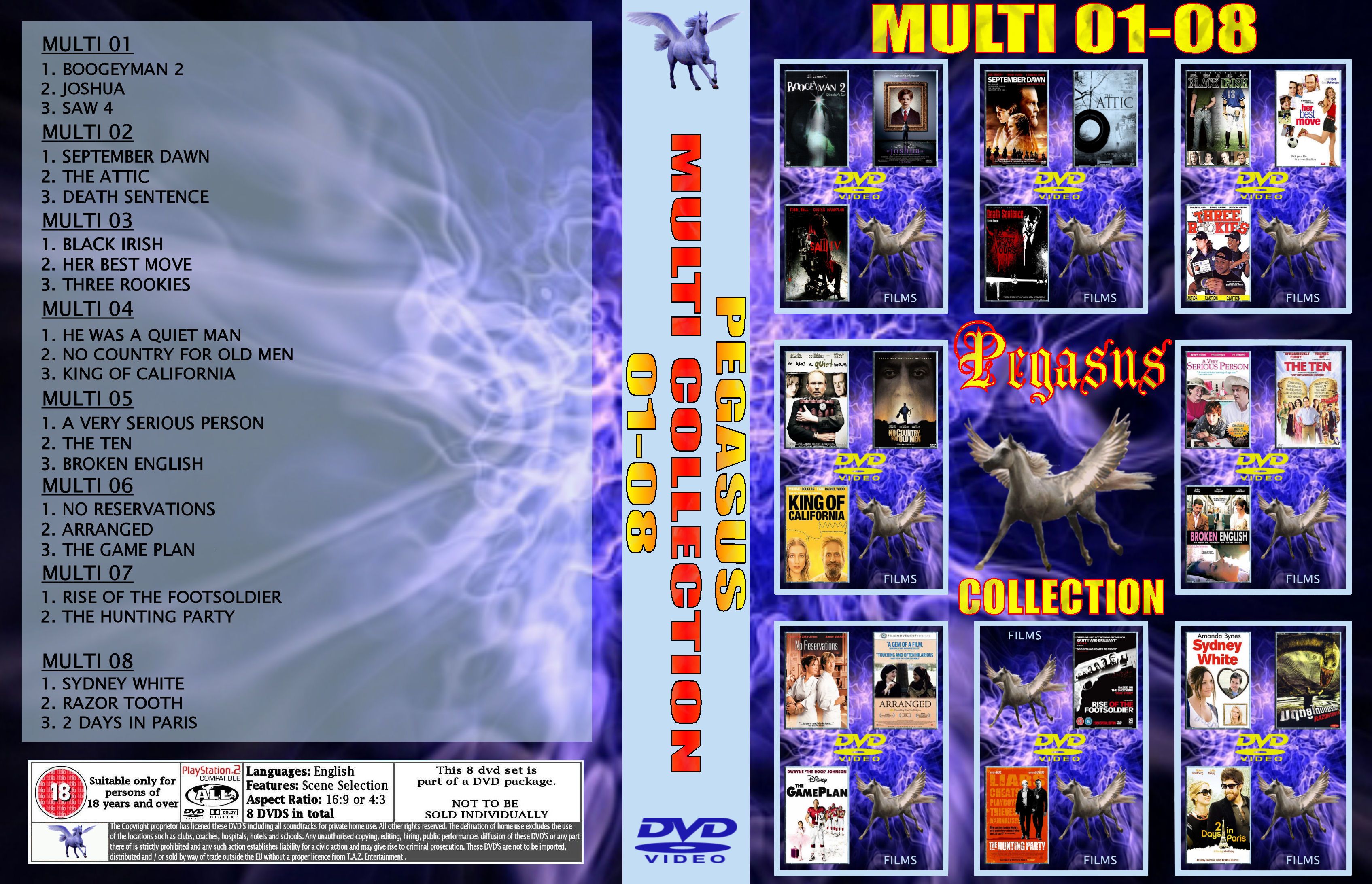Pegasus Multis 01 08 DVD US
