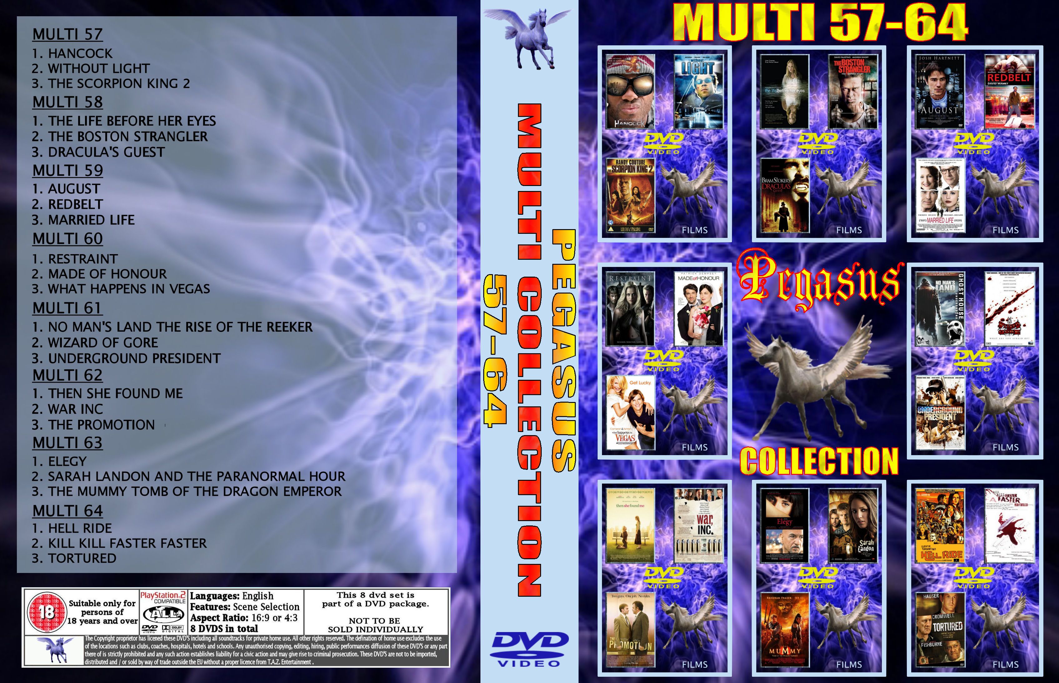 Pegasus Multis 57 64 DVD US