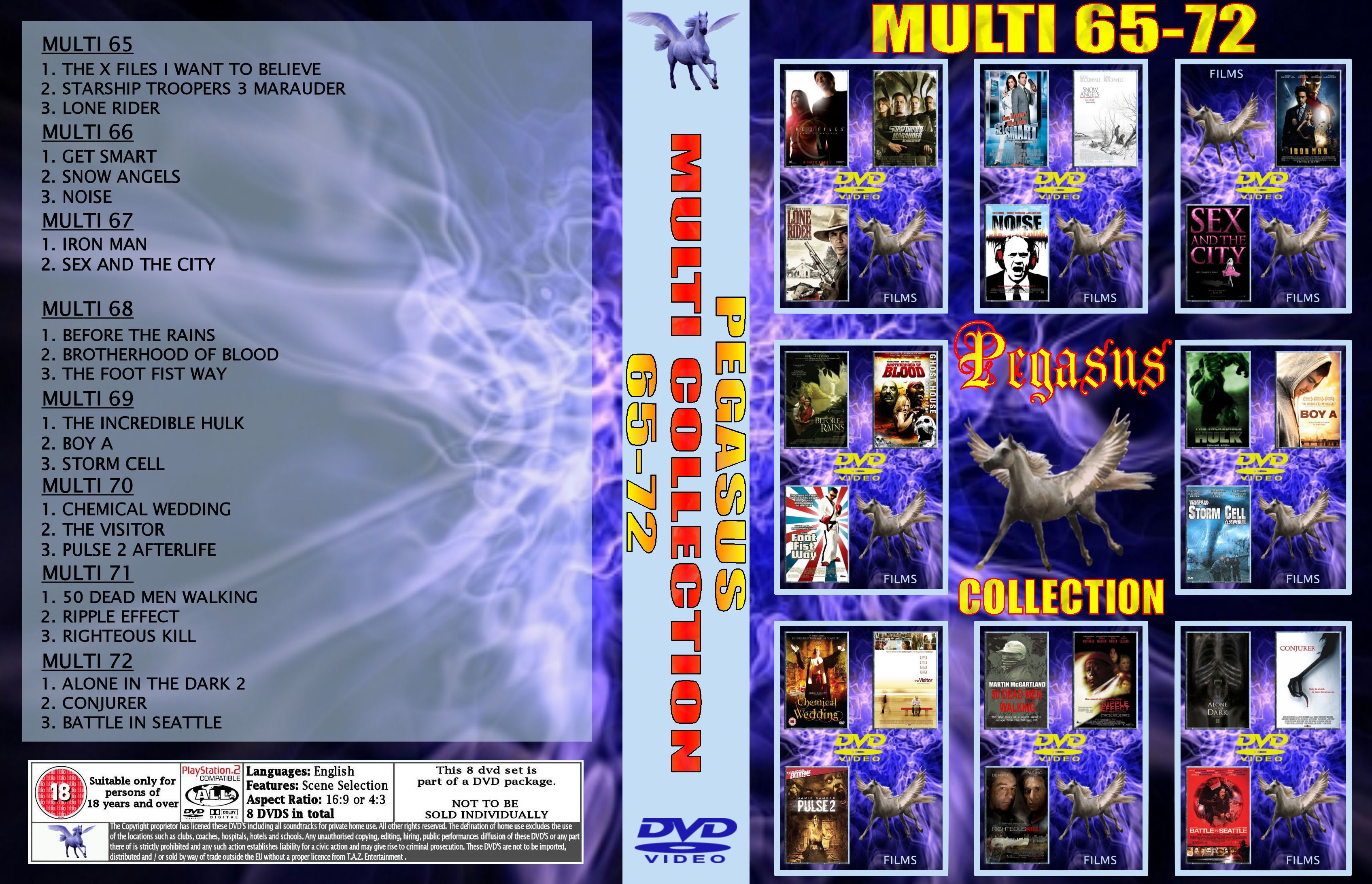 Pegasus Multis 65 72 DVD US