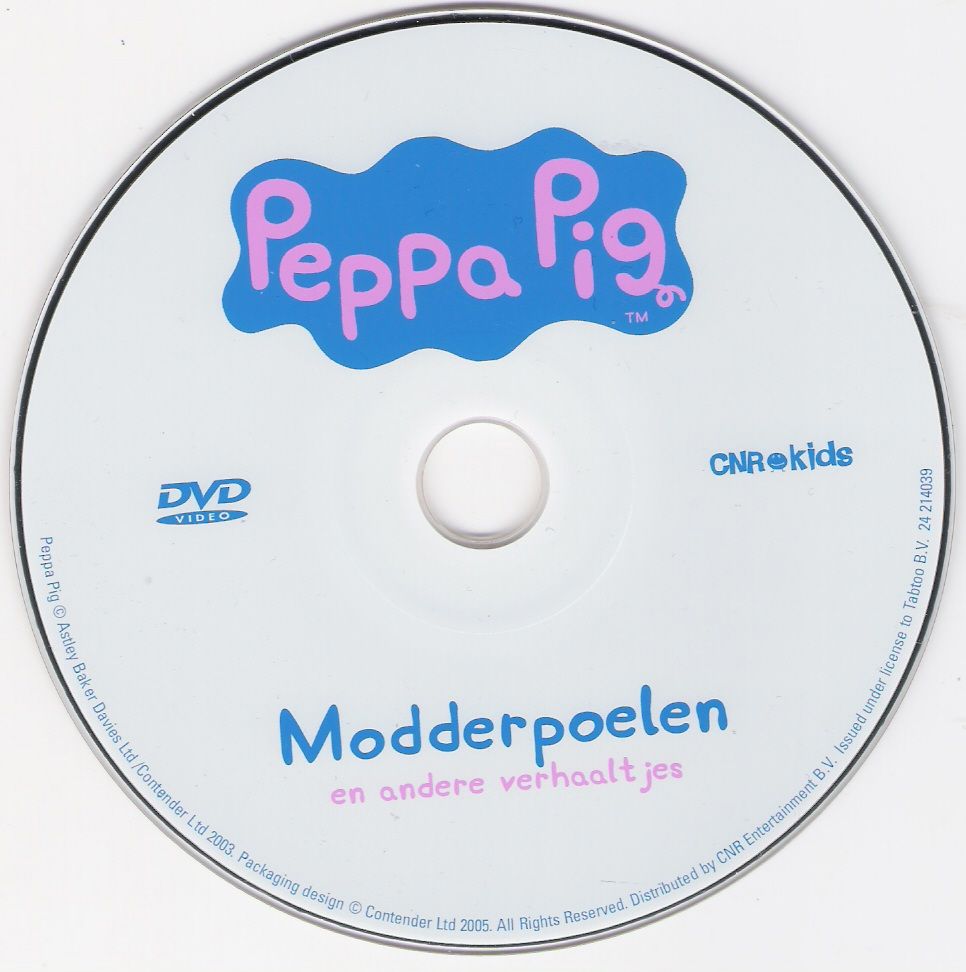 Peppa Pig Modderpoelen DVD CD