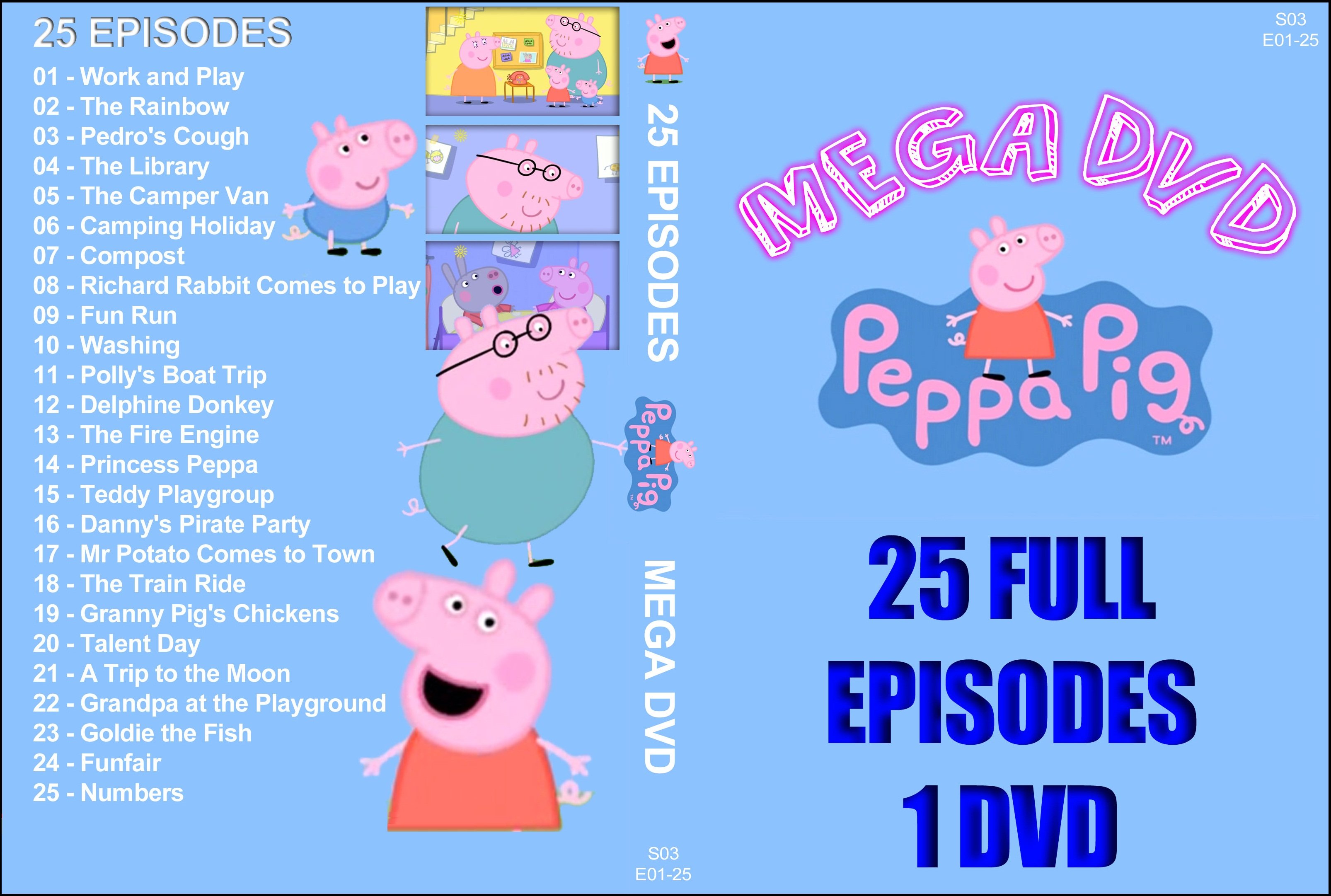 Peppa Pig S03 E01 E25