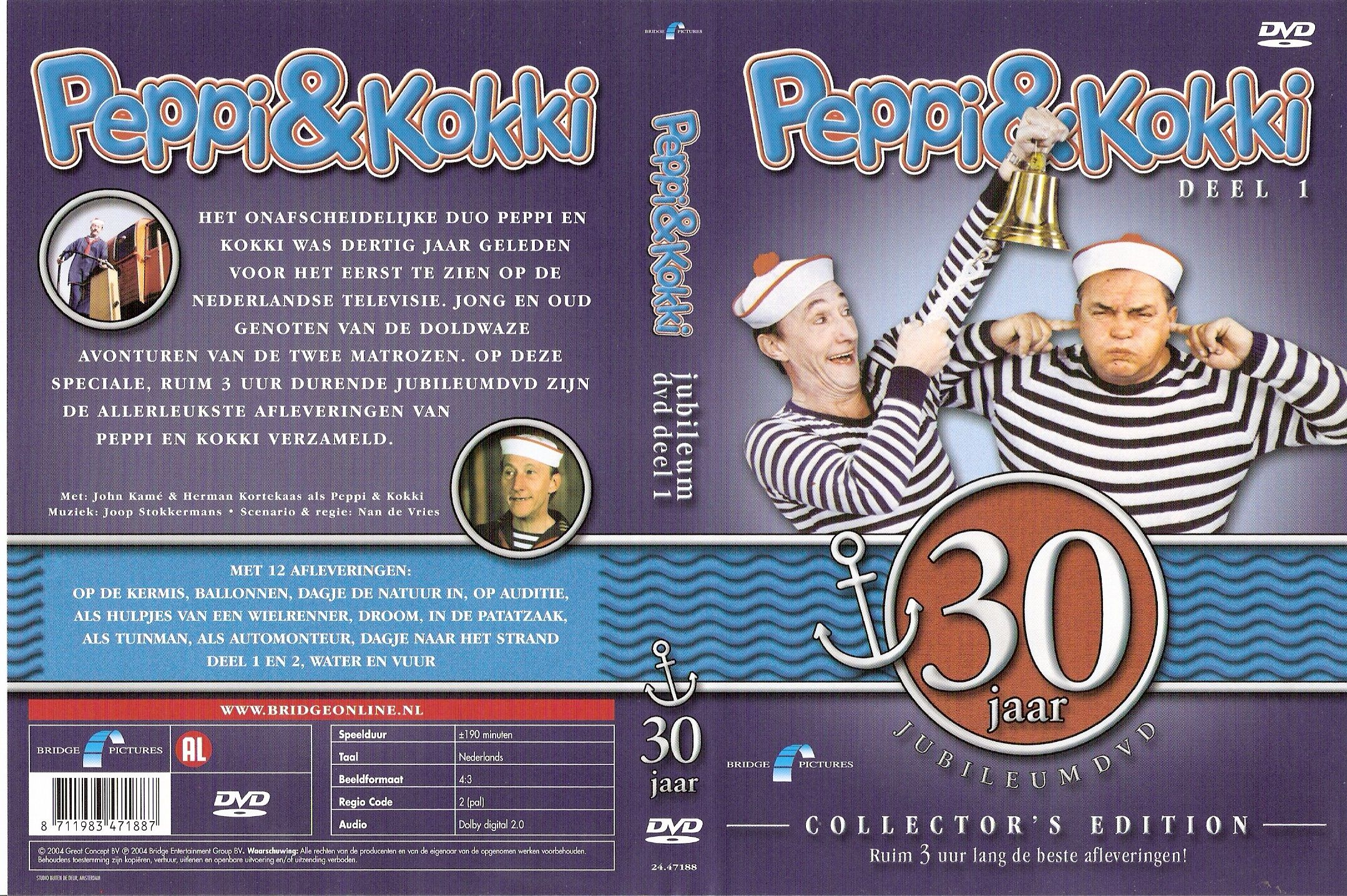 Peppi En Kokki Vol. 01 DVD NL