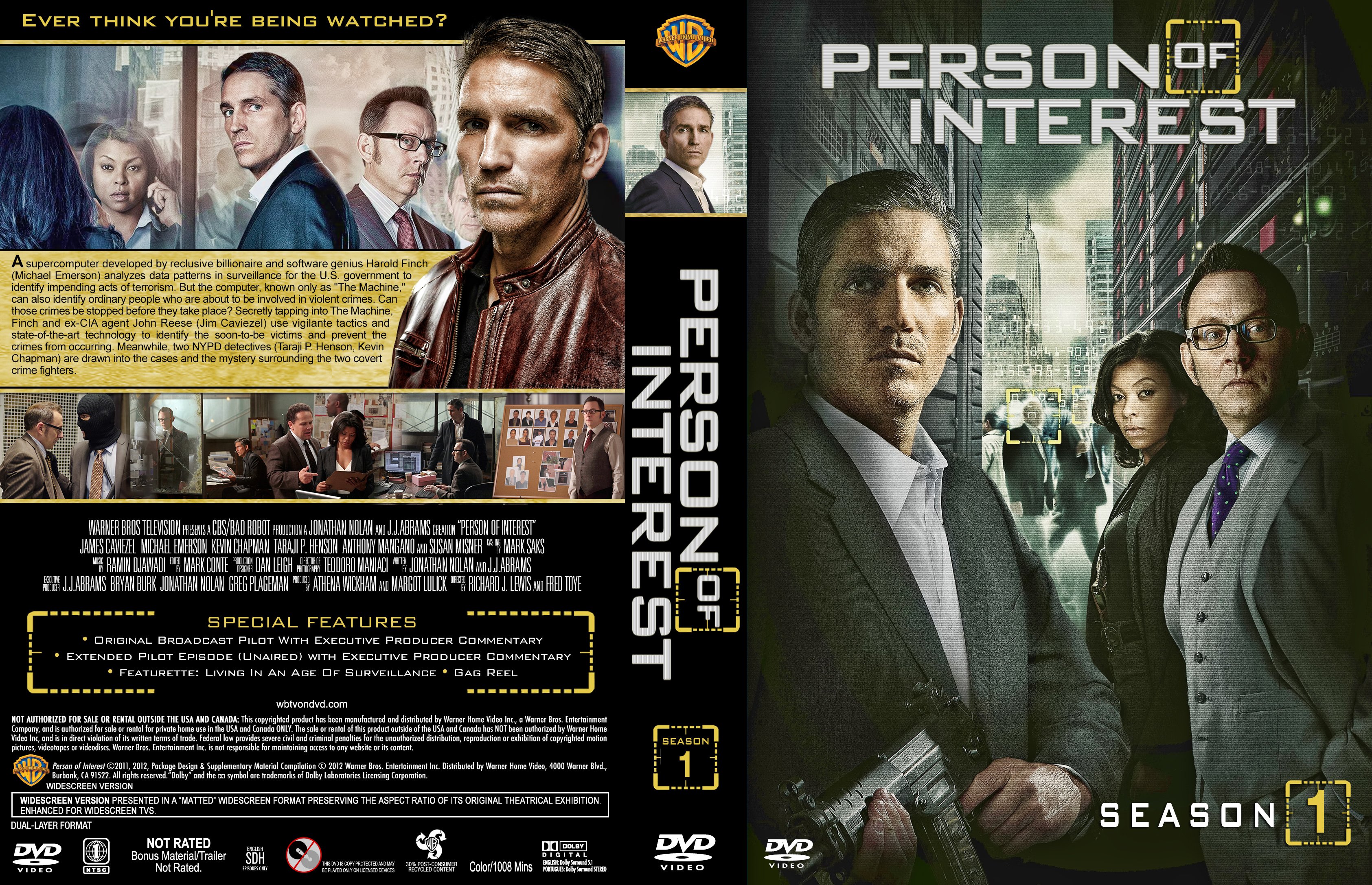 Person of Interest Season 1 2011 Cover 1