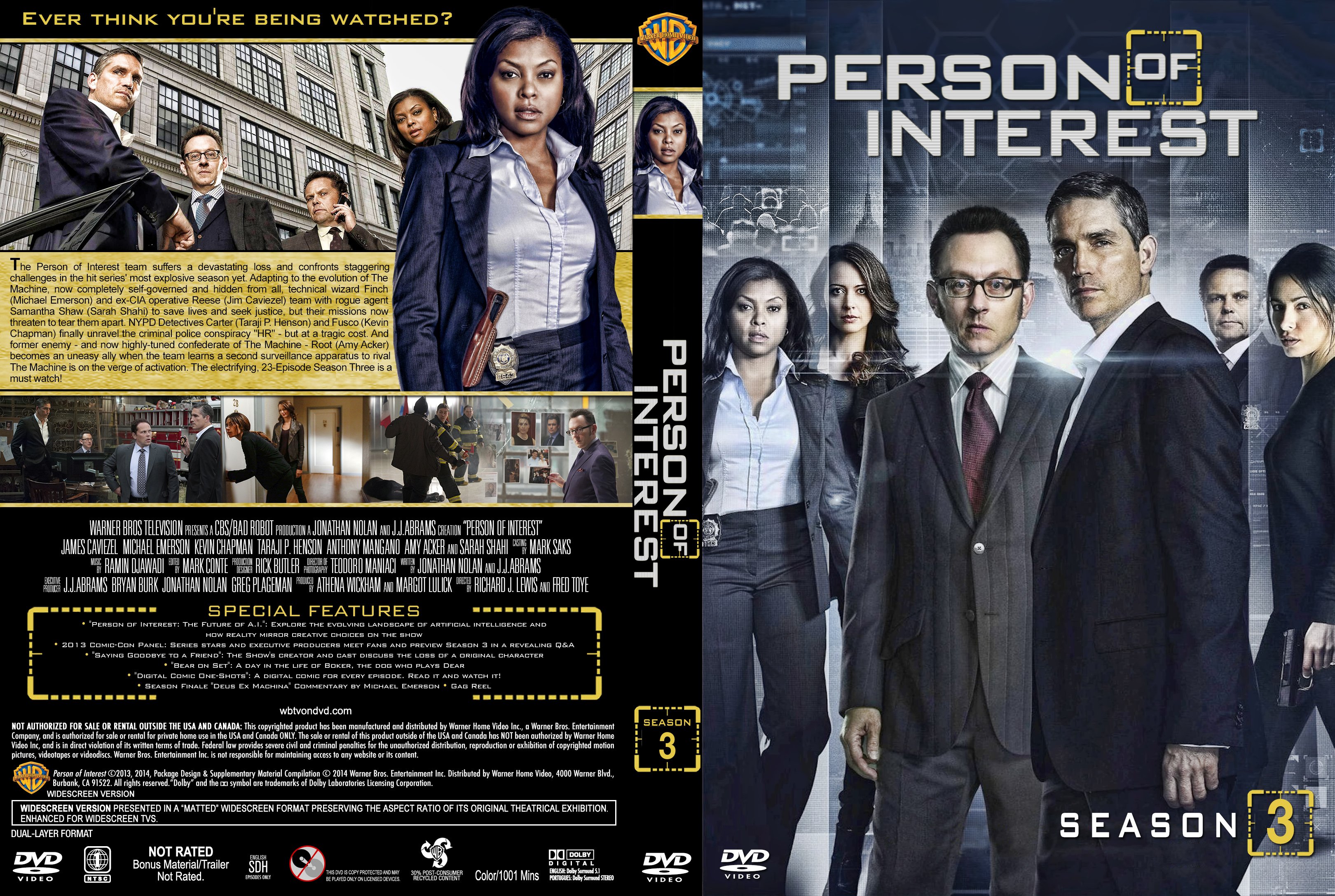 Person of Interest Season 3 Cover