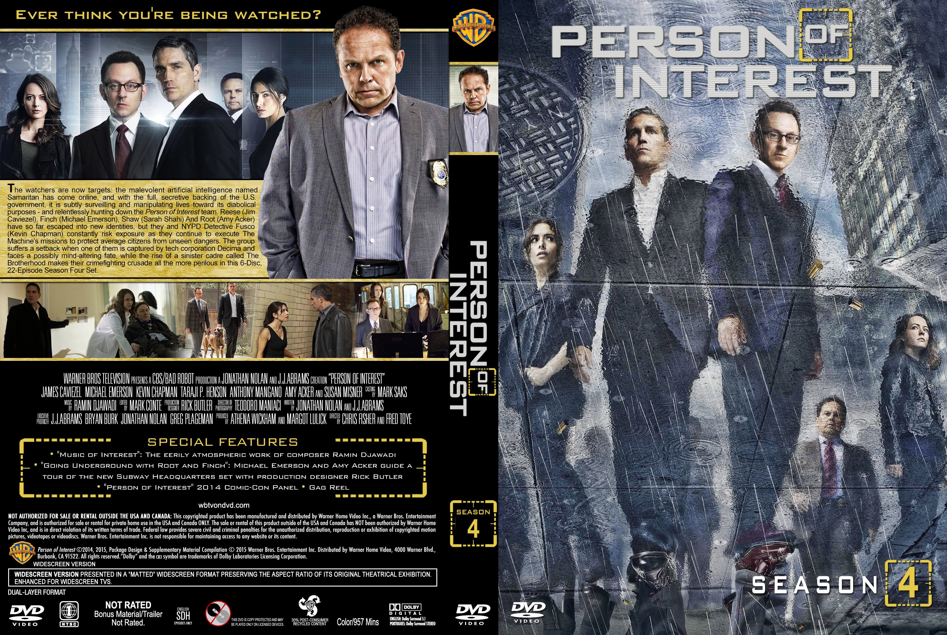 Person of Interest Season 4 Cover