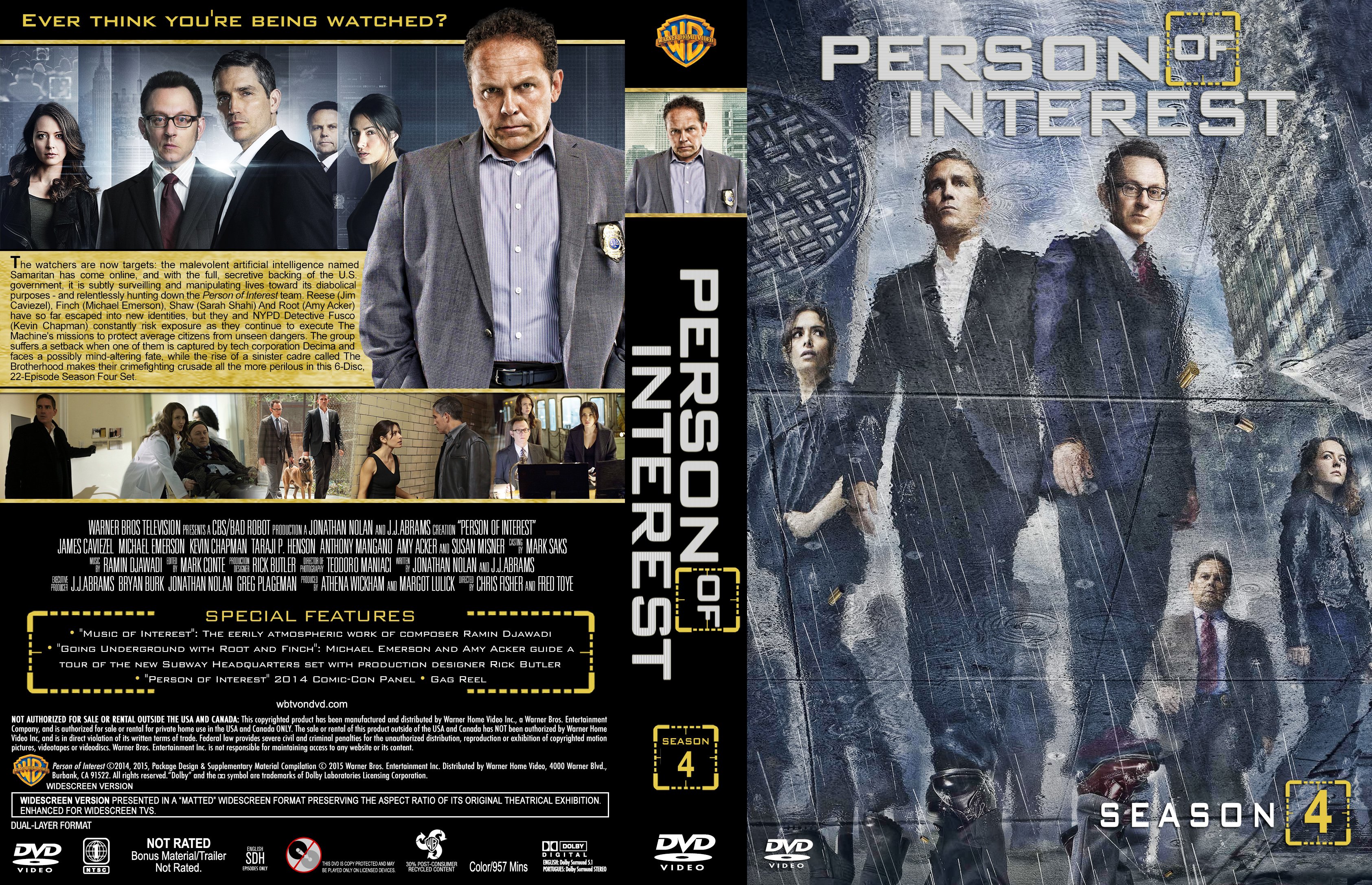 Person of Interest Season 4 Cover 1