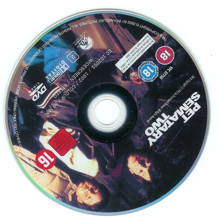 Pet Sematary 2 DVD CD