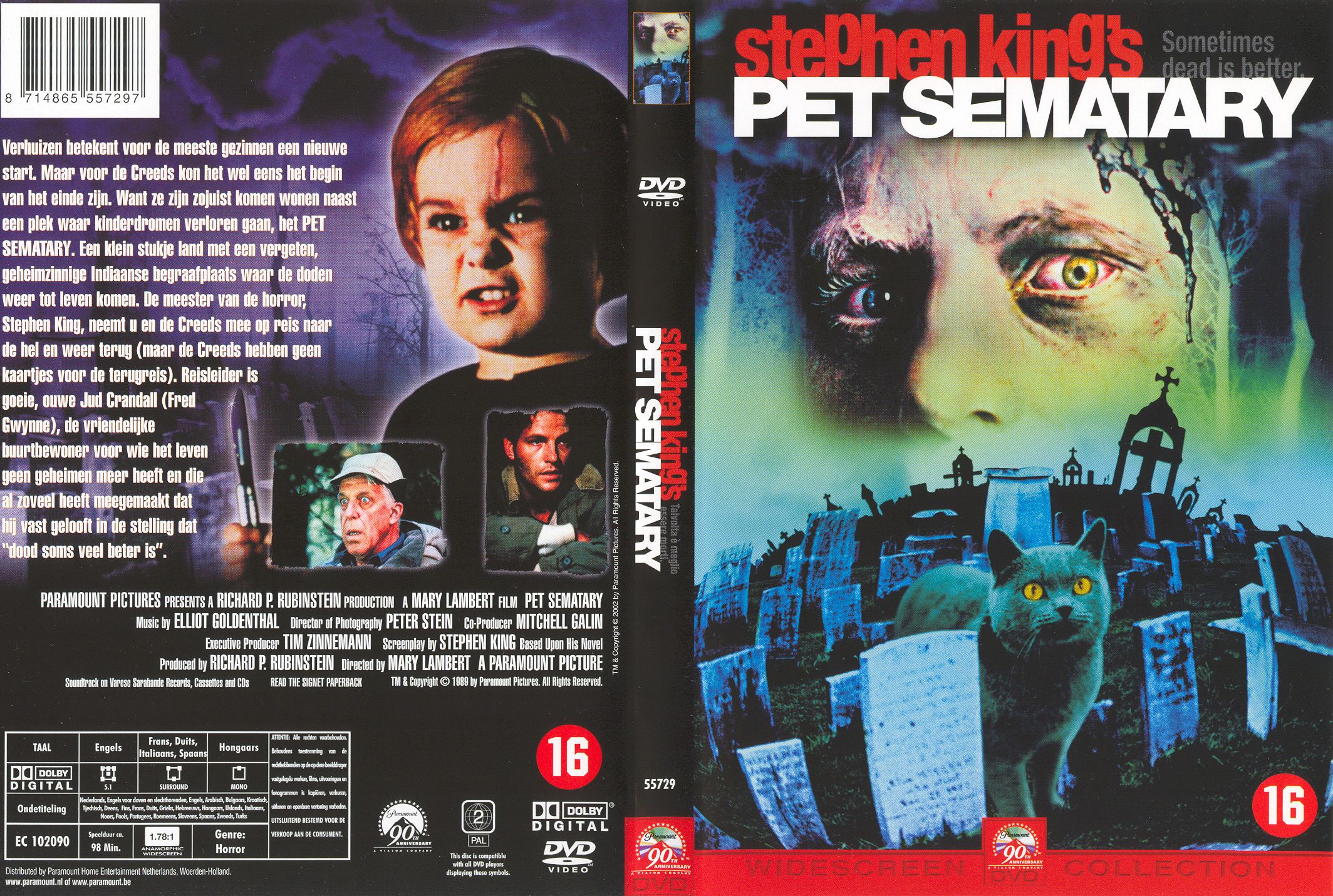 Pet Semetary Pal Misc Dvd