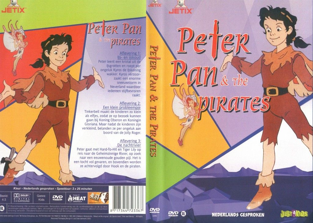 Peter Pan and The Pirates DVD NL