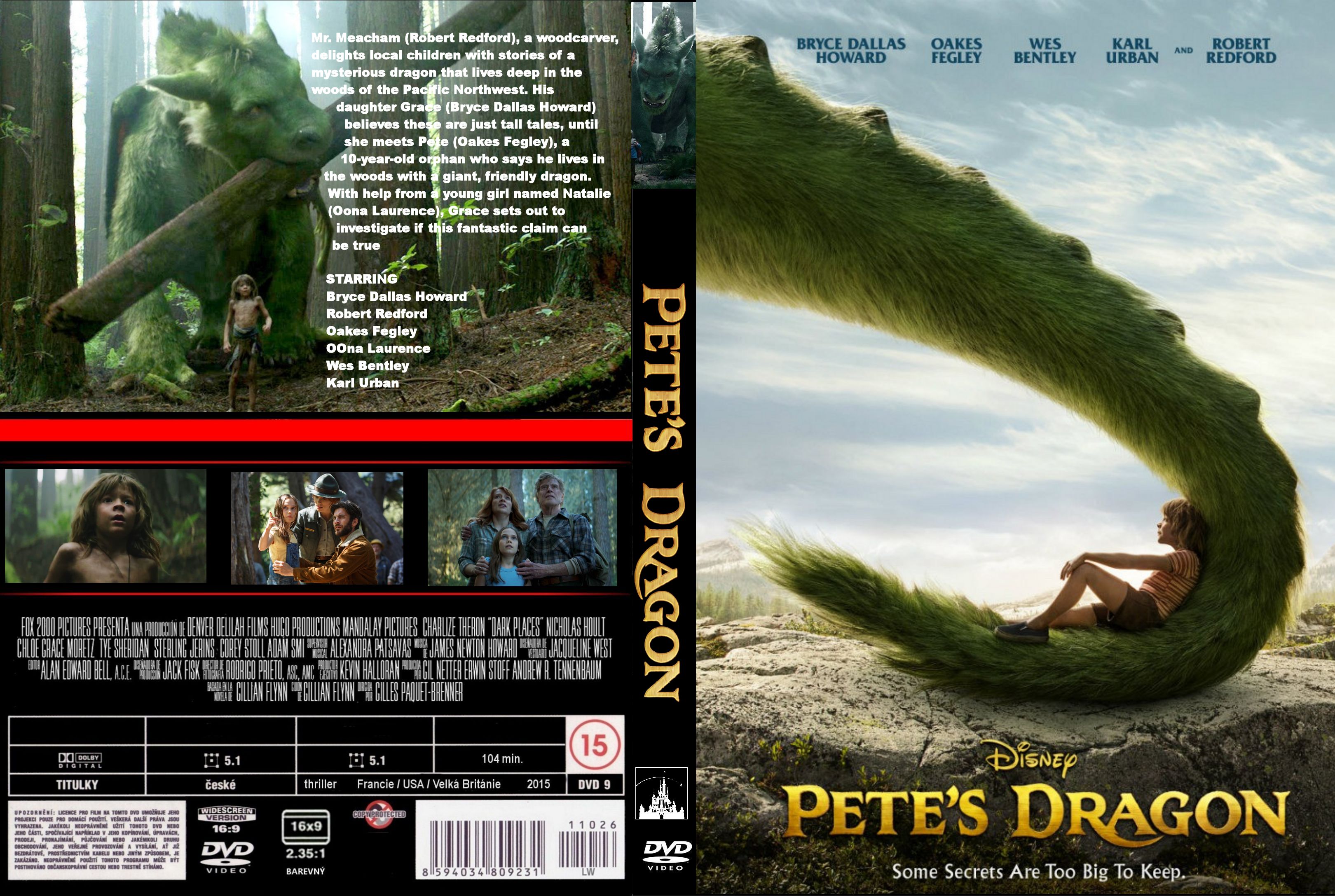 Petes Dragon 2016 R0  Covers Label 2