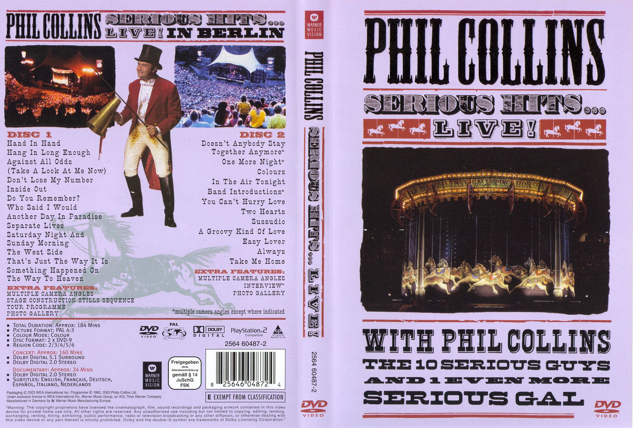 Phil Collins Serious Hits Live Pal Misc Dvd1