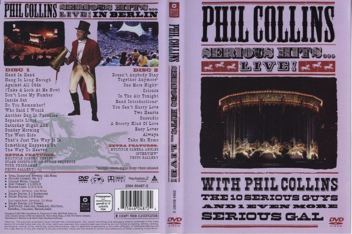Phil Collins Serious Hits Misc Dvd