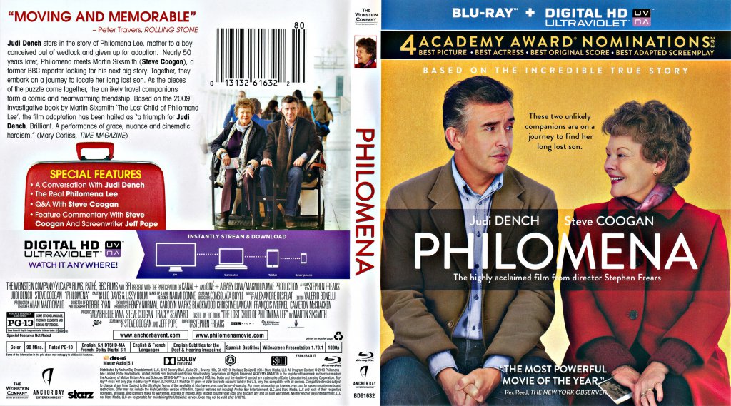 Philomena 2013 Scanned Bluray Cover 001