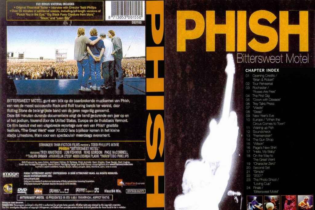 Phish Bittersweet Motel DVD NL | DVD Covers | Cover Century | Over 1. ...