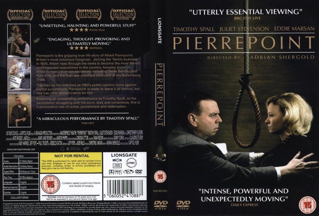 Pierrepoint DVD US