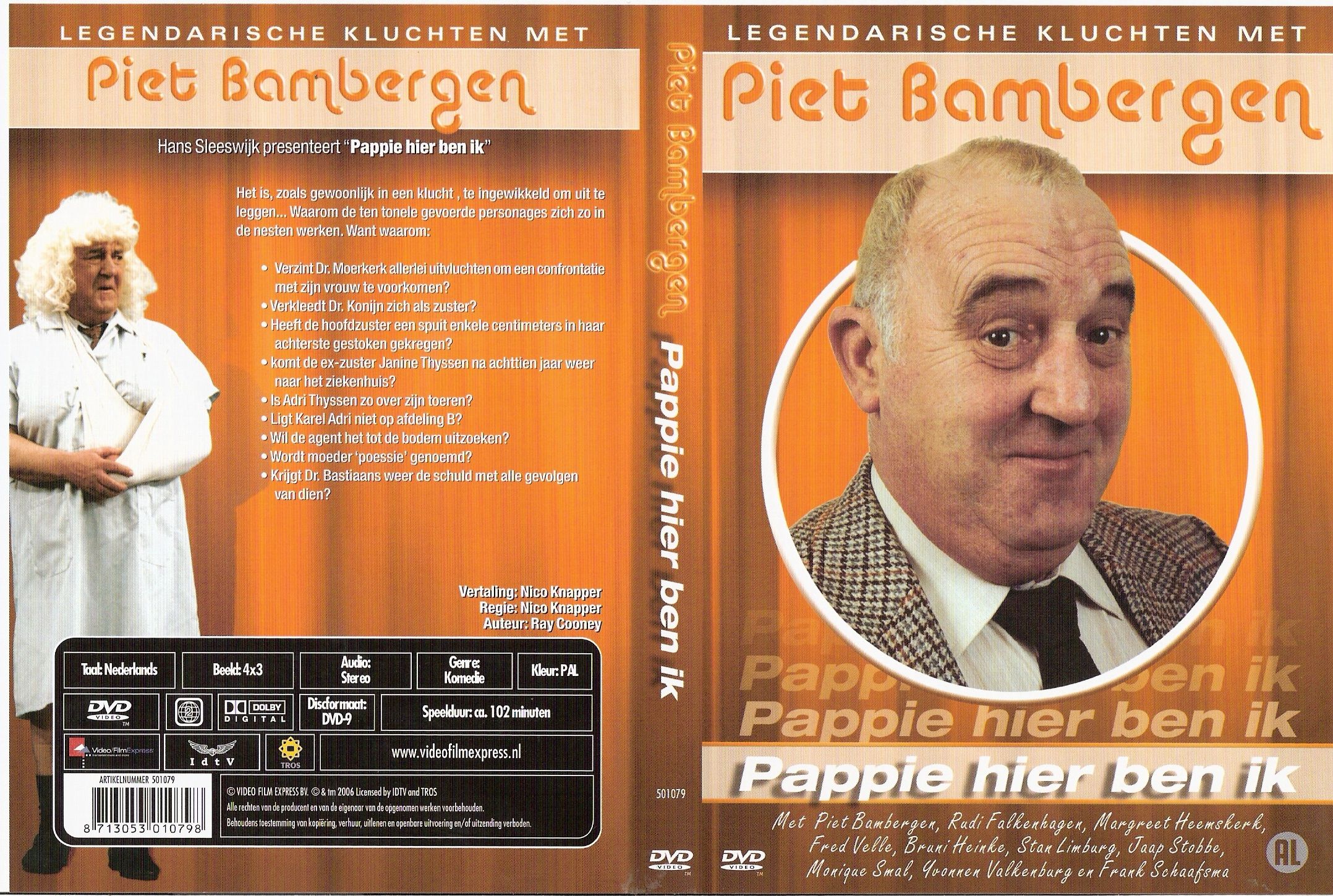 Piet Bambergen Pappie Hier Ben Ik DVD NL