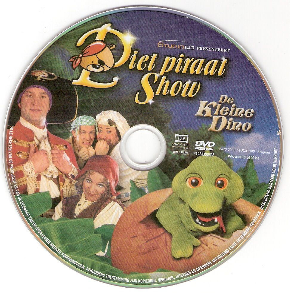 Piet Piraat De Kleine Dino DVD CD