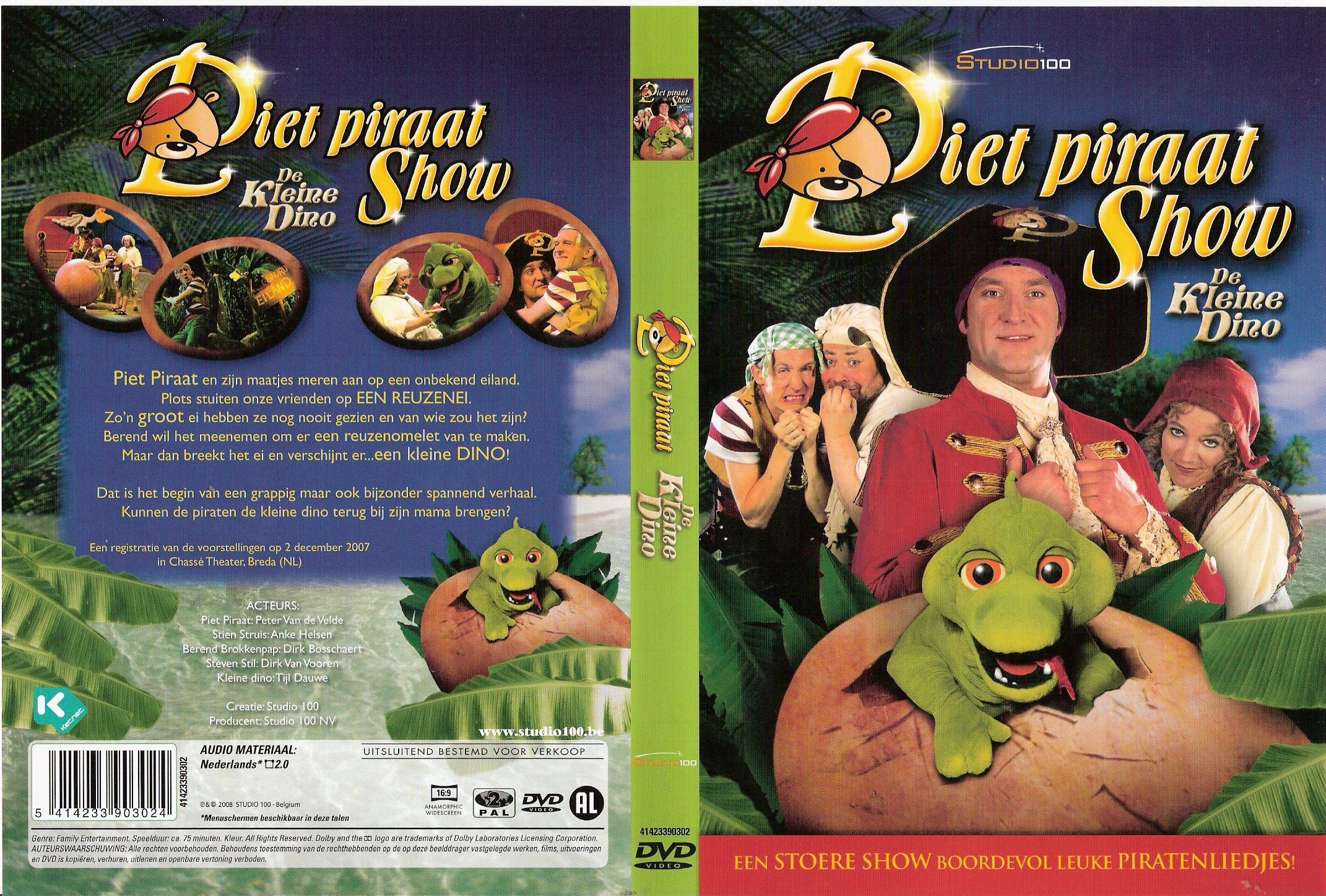 Piet Piraat De Kleine Dino DVD NL
