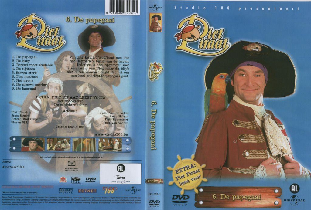 Piet Piraat De Papegaai DVD NL