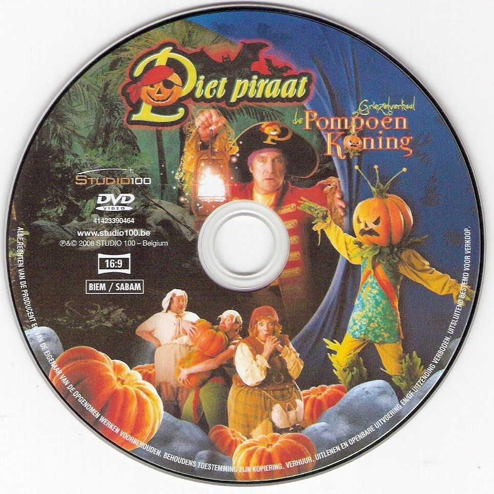 Piet Piraat De Pompoenkoning DVD CD
