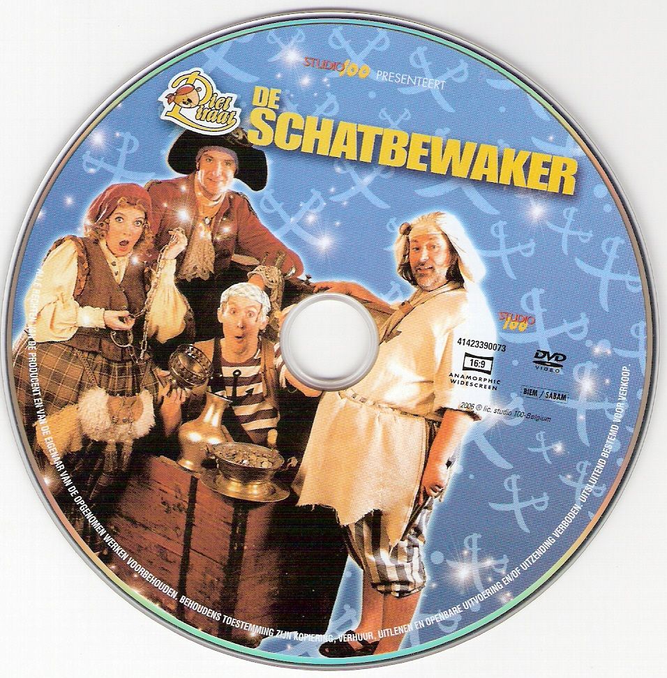 Piet Piraat De Schatbewaker DVD CD