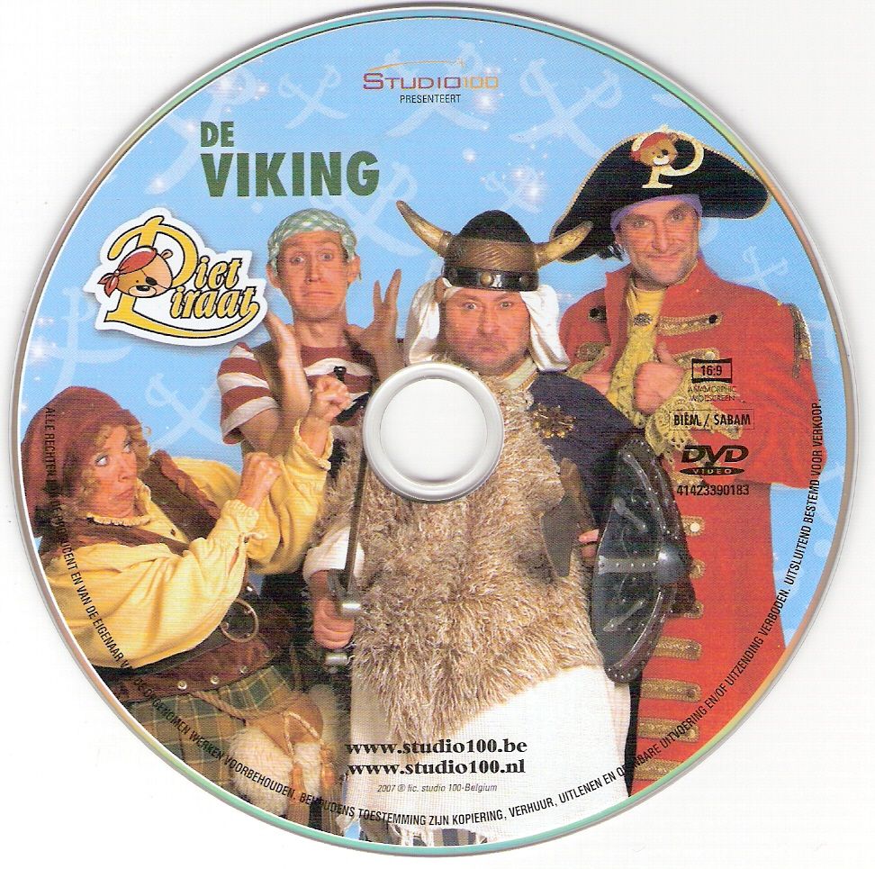 Piet Piraat De Viking DVD CD