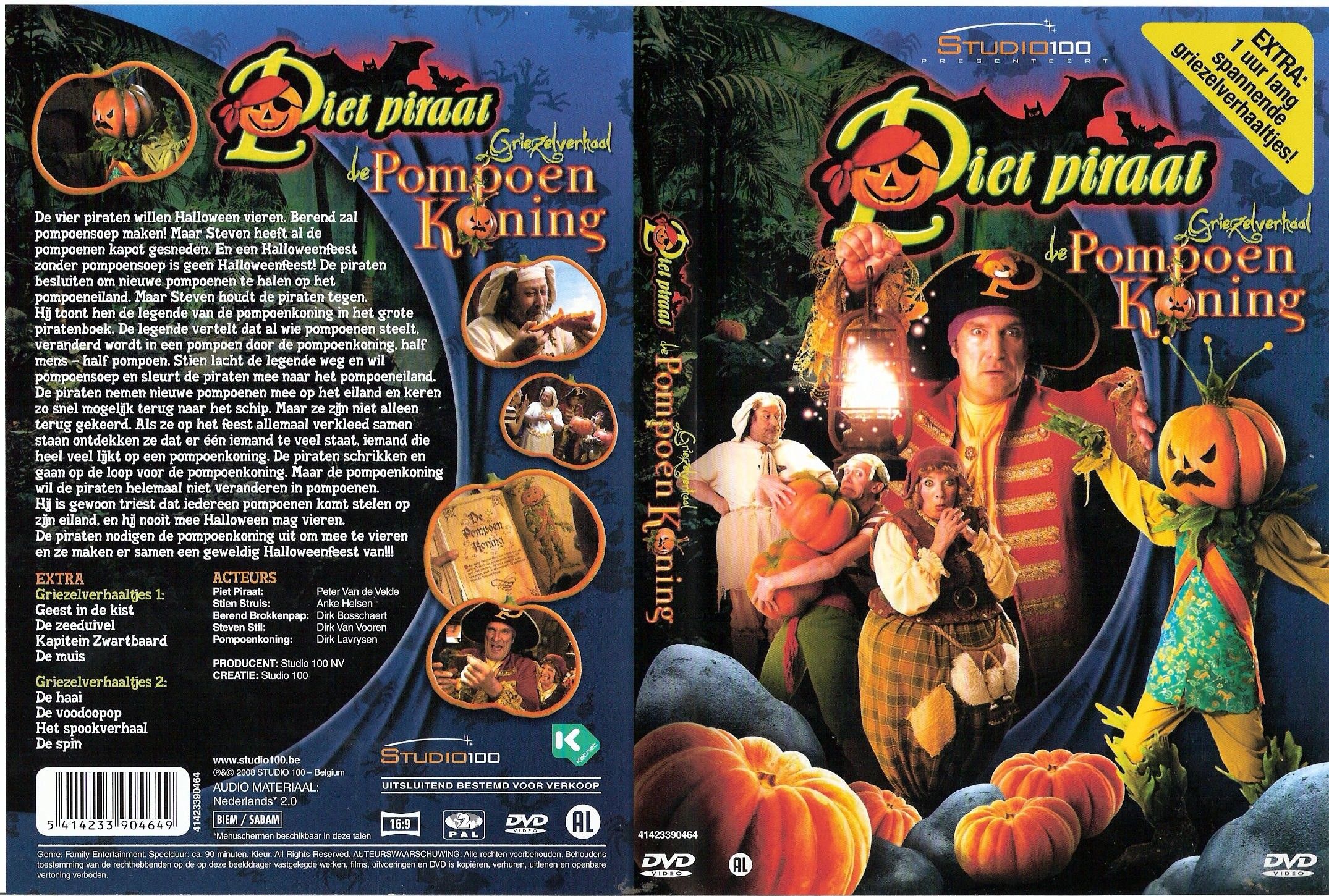 Piet Piraat En De Pompoenkoning DVD NL