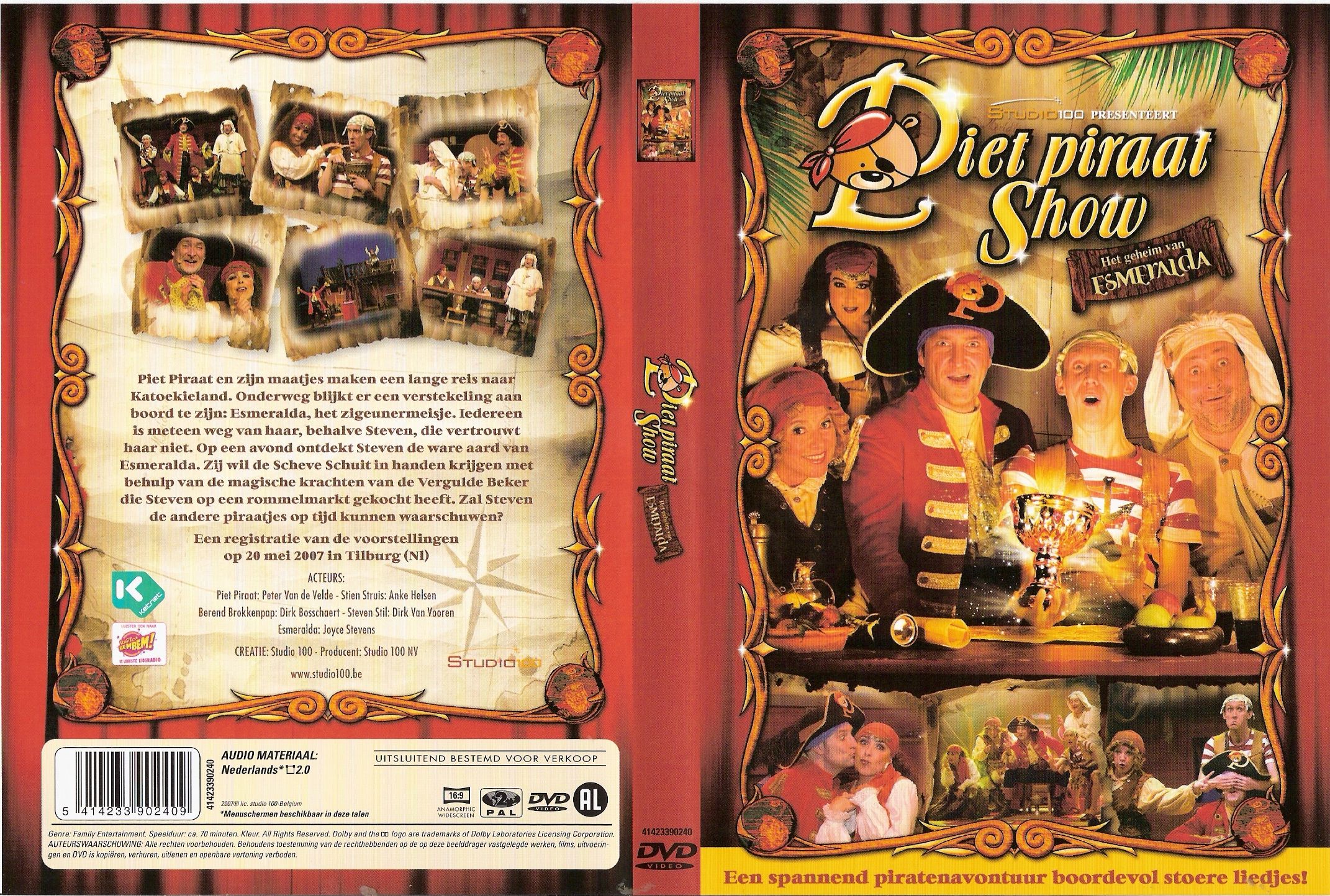 Piet Piraat Het Geheim Van Esmeralda DVD NL