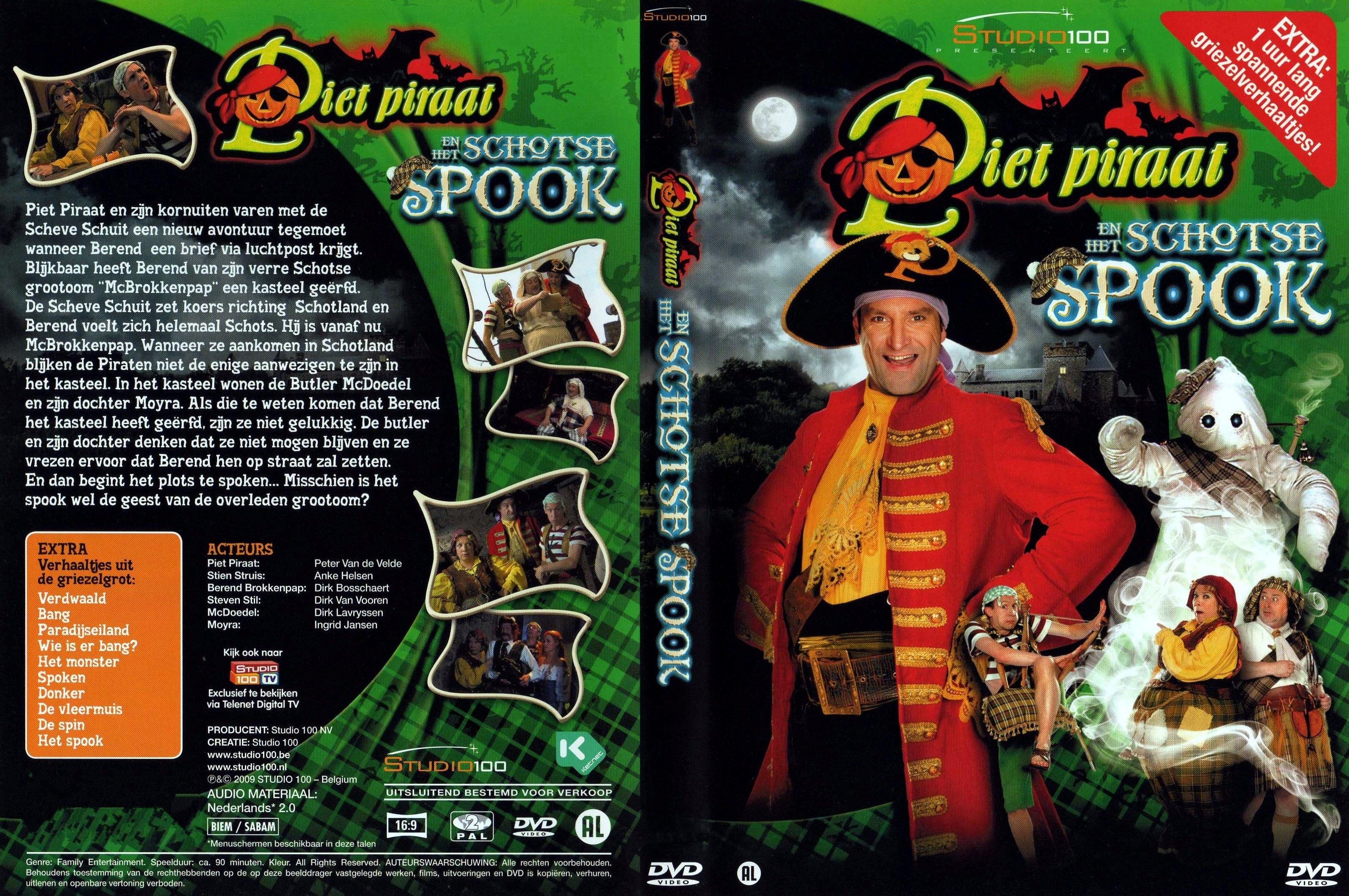 Piet Piraat Het Schotse Spook DVD NL