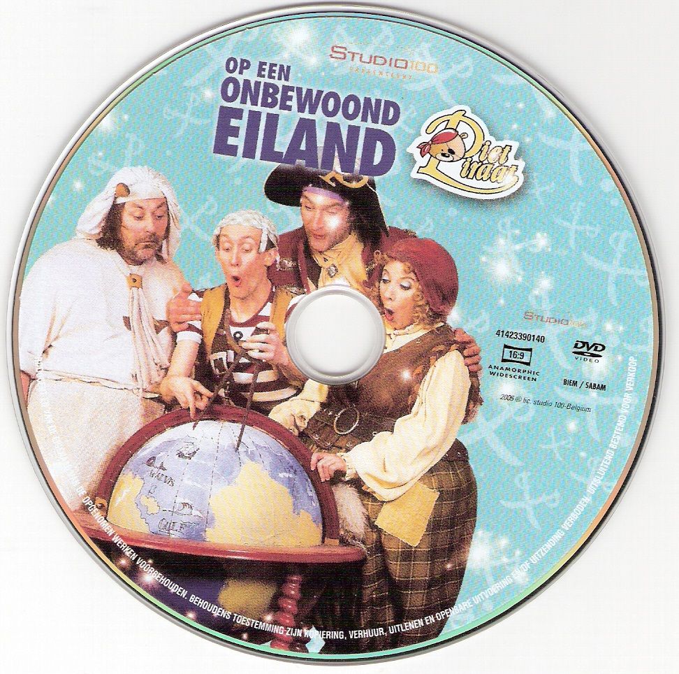 Piet Piraat Op Een Onbewoond Eiland DVD CD