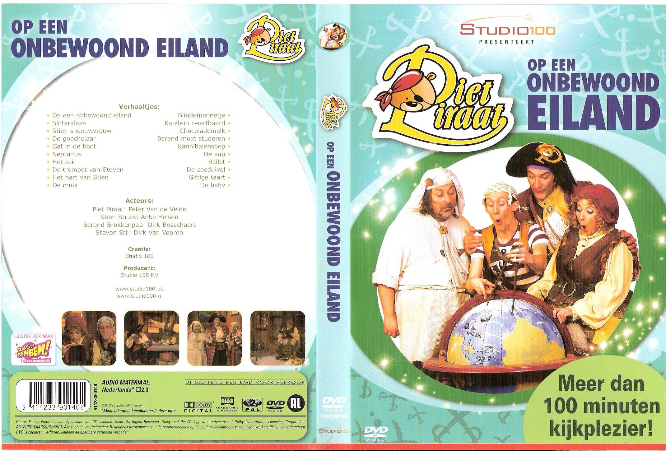 Piet Piraat Op Een Onbewoond Eiland DVD NL