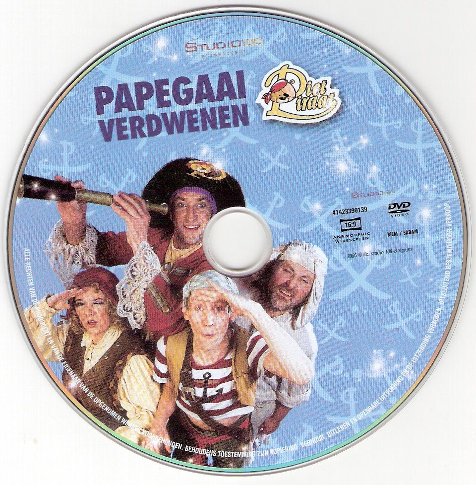 Piet Piraat Papegaai Verdwenen DVD CD