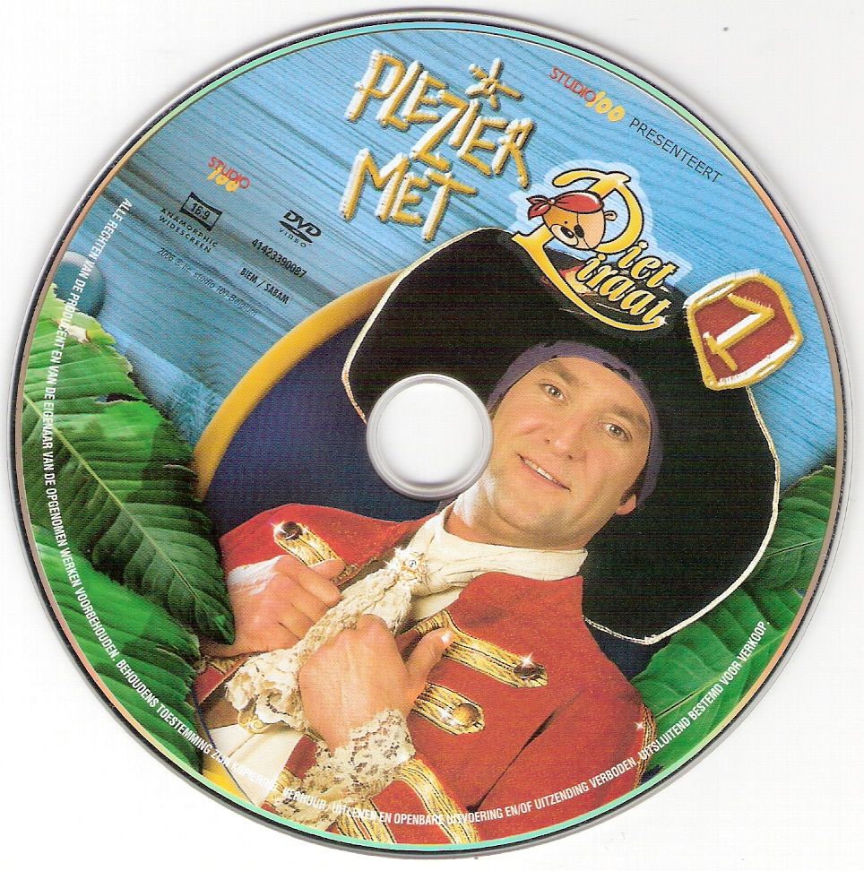 Piet Piraat Plezier Met DVD CD