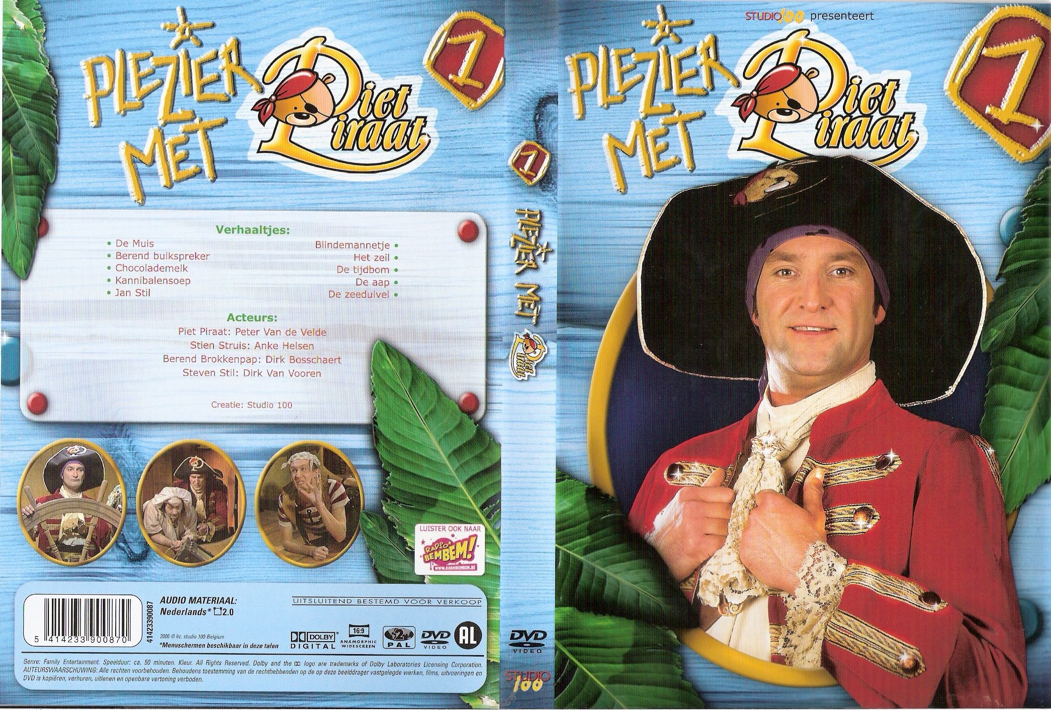 Piet Piraat Plezier Met DVD NL1