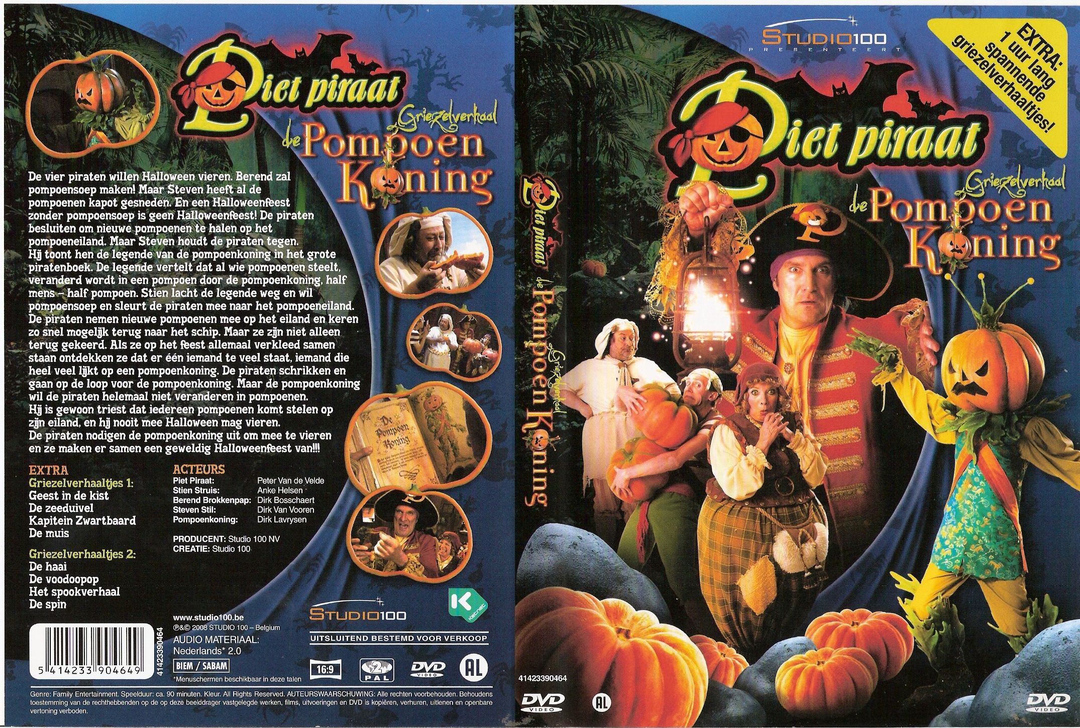 Piet Piraat Pompoen Koning DVD NL
