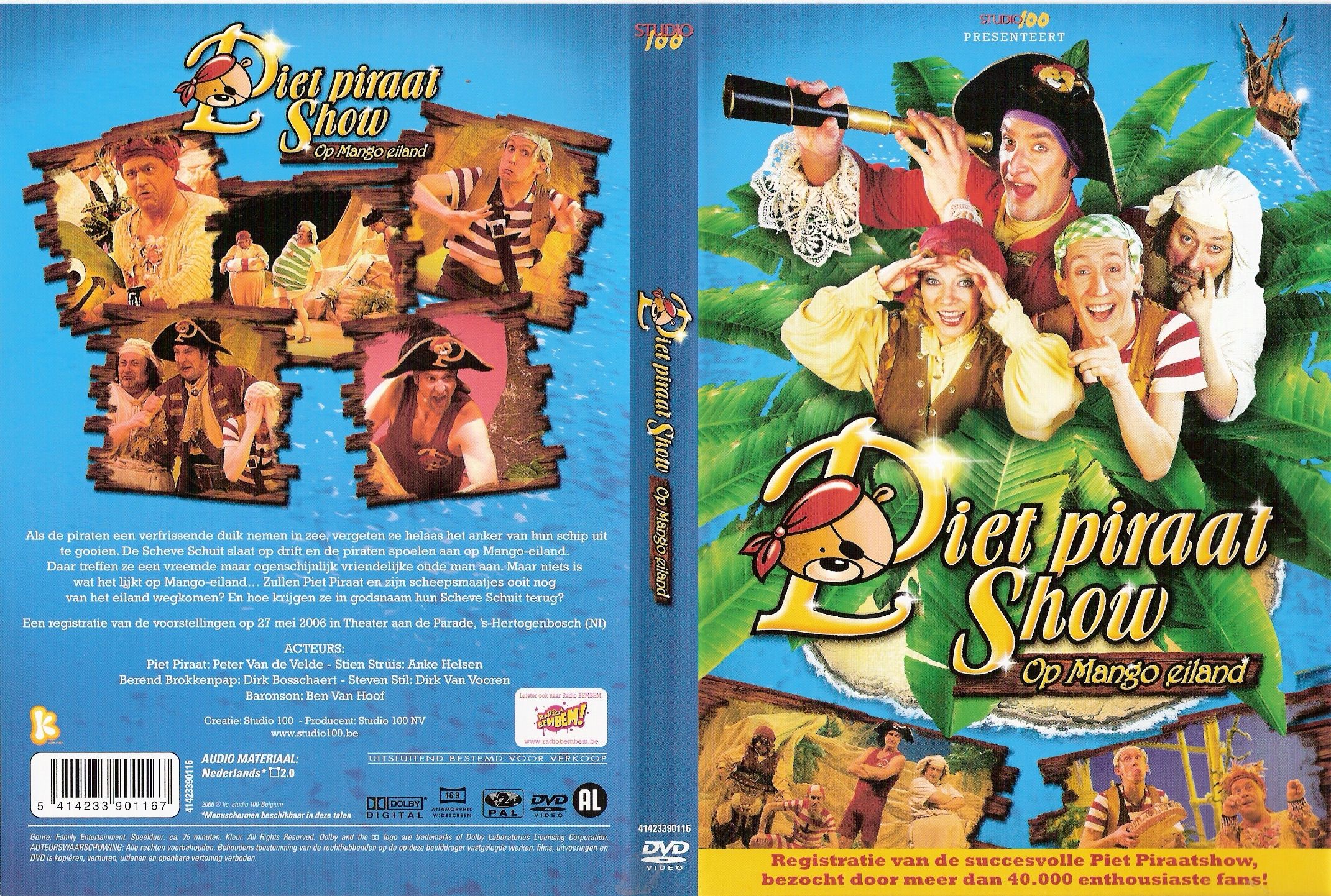 Piet Piraat Show Mango Eiland DVD NL