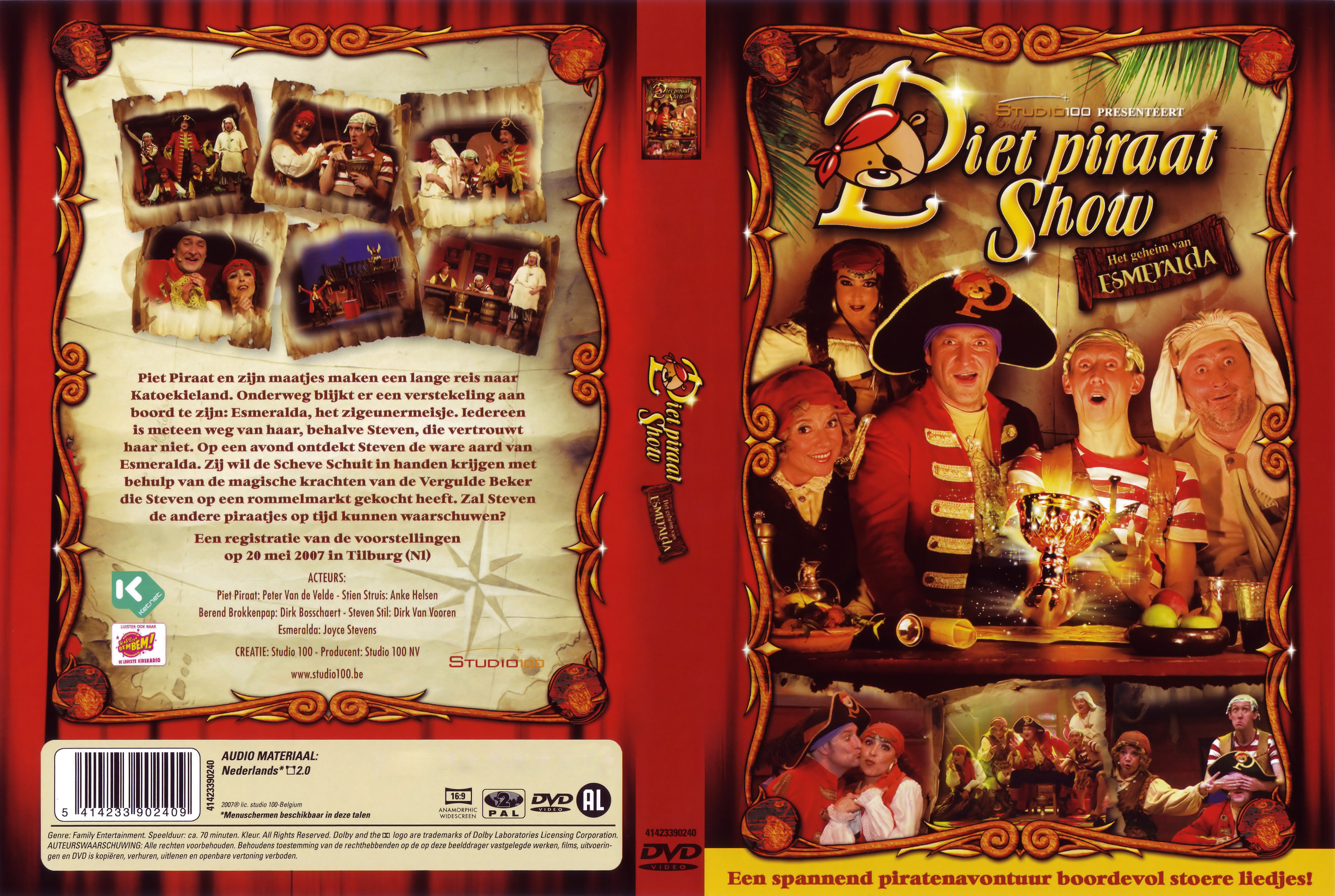 Piet Piraat Show Het Geheim Van Esmeralda Dutch