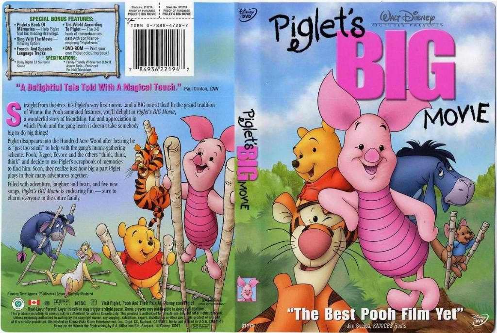 Piglets Big Movie DVD US