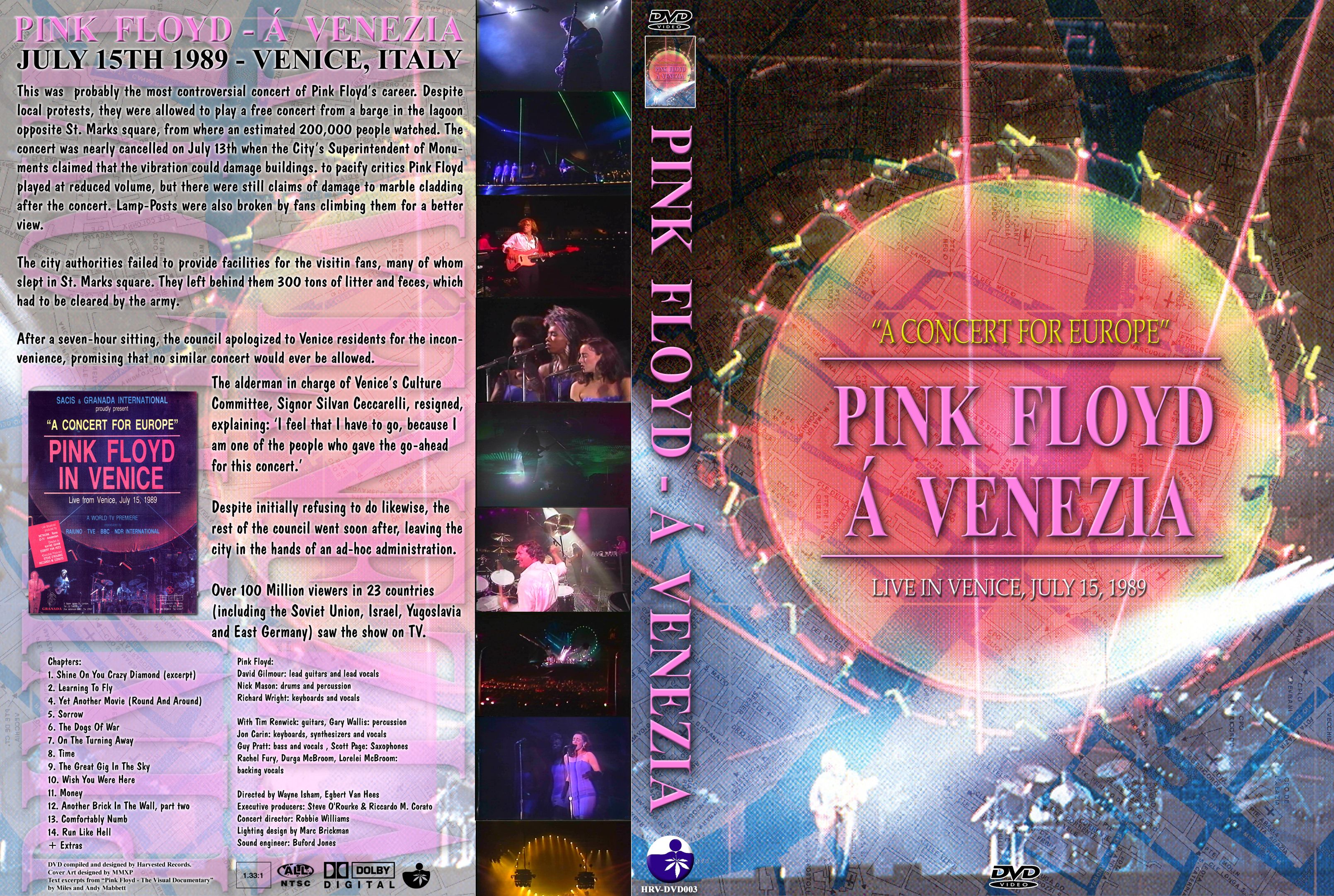 Pink Floyd A Venezia DVD US1