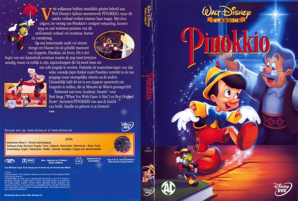 Pinokkio Classic DVD NL