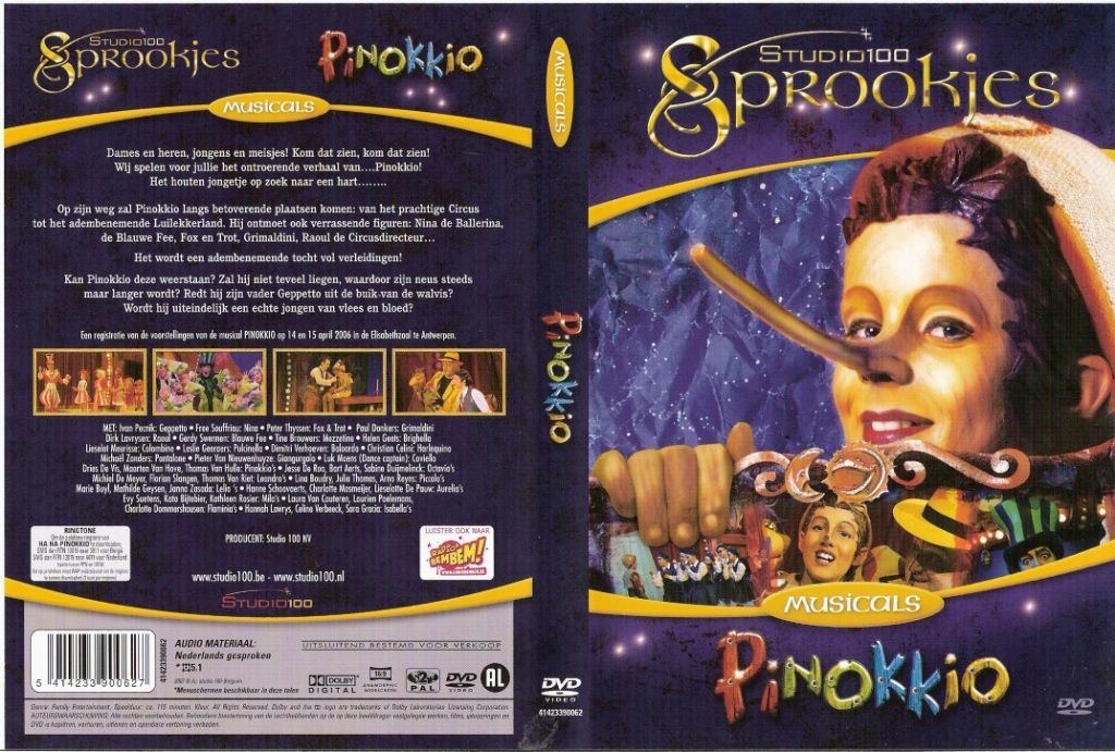 Pinokkio Musical DVD NL