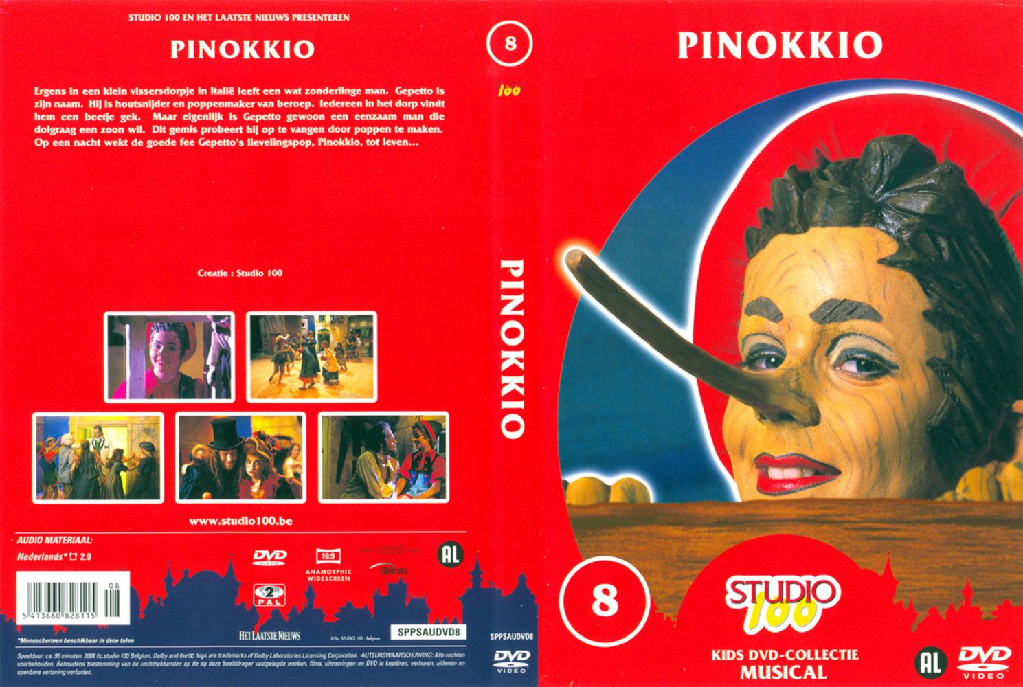 Pinokkio The Musical DVD NL