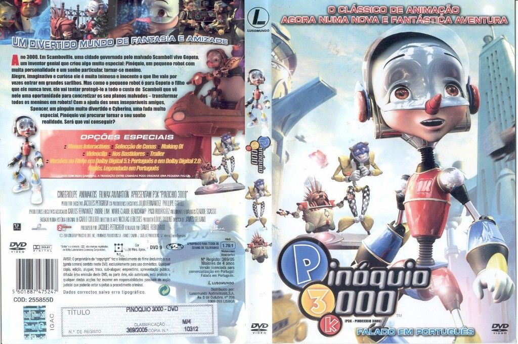 Pinoquio 3000 DVD FR