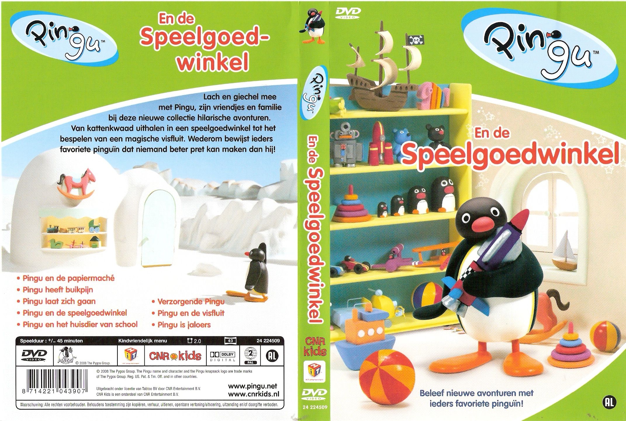 Pinqu En De Speelgoedwinkel DVD NL